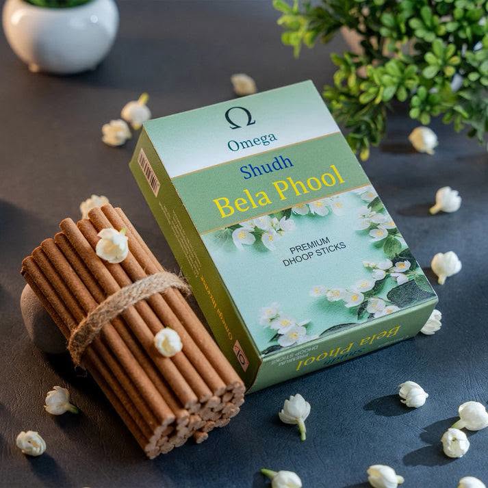Omega  Brand|Bela Phool Premium Dhoop Sticks
